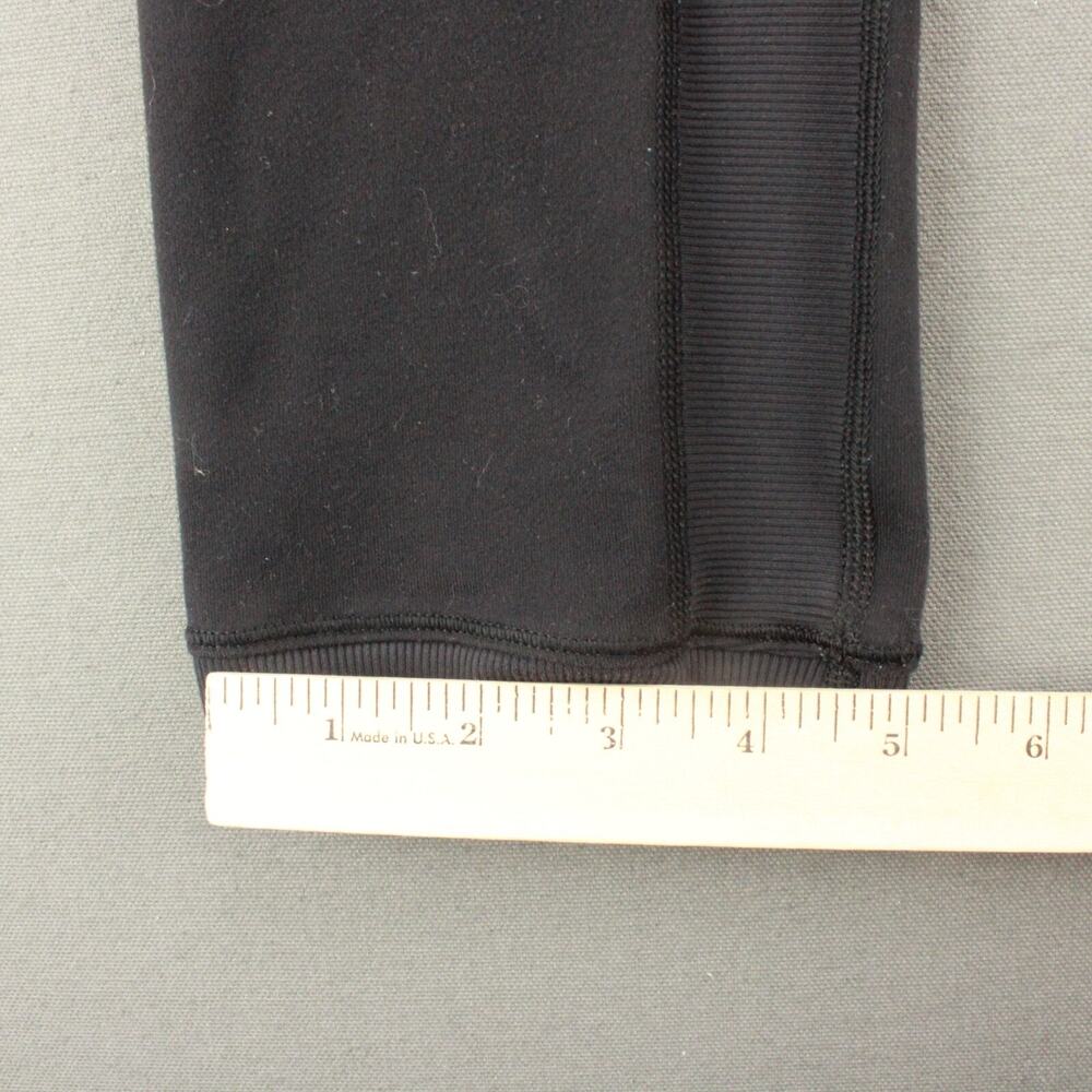 Lululemon Black Cropped Leggings Womens 8 Athletic Capris - Picture 5 of 8